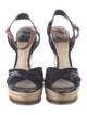 Christian Dior Patent Leather Printed Espadrilles