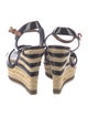 Christian Dior Patent Leather Printed Espadrilles