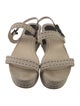 Christian Dior Canvas Bow Accents Espadrilles
