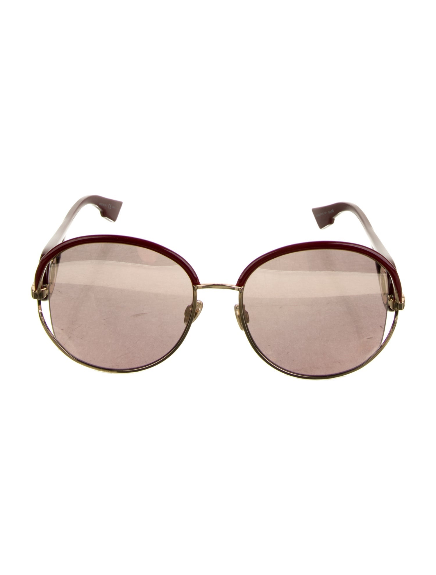 Christian Dior Oversize Mirrored Sunglasses