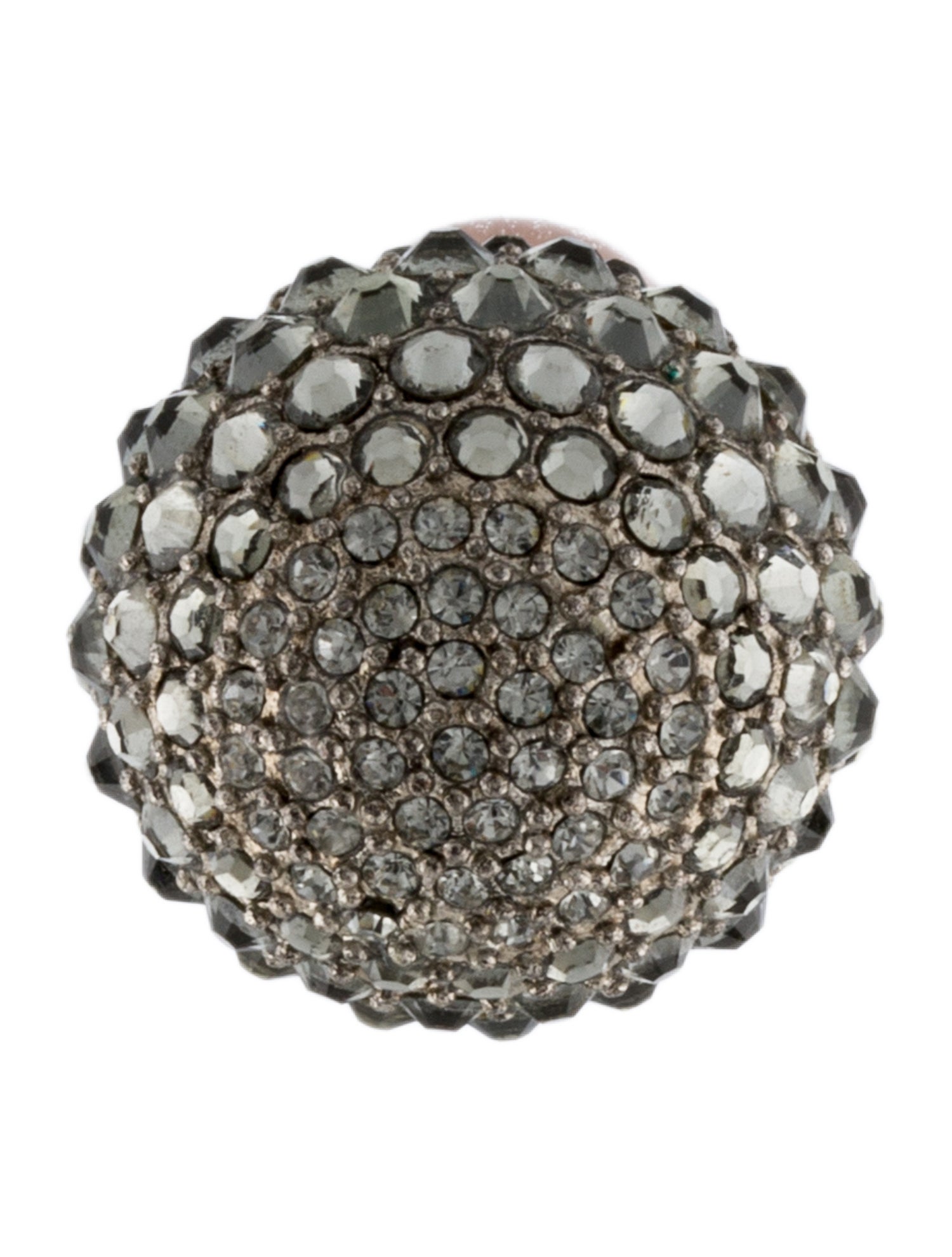 Christian Dior Faux Pearl & Crystal Tribale Single Earring