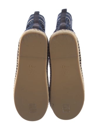 Christian Dior Oblique Jacquard Velvet Boots