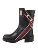 Christian Dior Bee Accent Leather Rain Boots