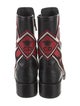 Christian Dior Bee Accent Leather Rain Boots