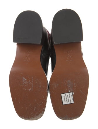 Christian Dior Bee Accent Leather Rain Boots