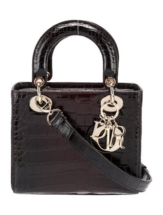 Christian Dior Alligator Lady Dior Small