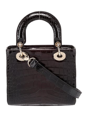 Christian Dior Alligator Lady Dior Small
