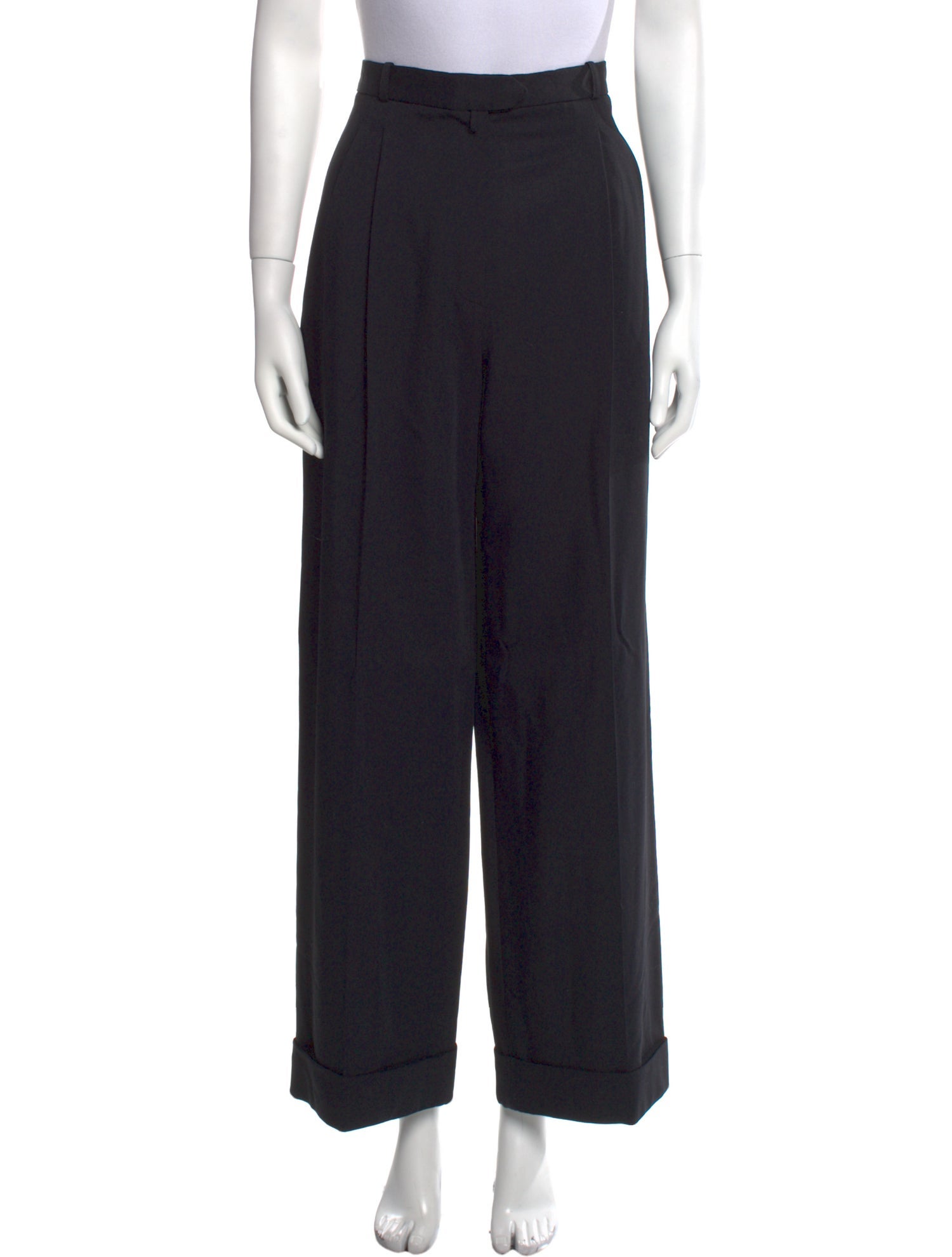 Christian Dior Wool Wide Leg Pants