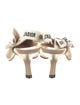 Christian Dior Canvas Printed Slingback Pumps