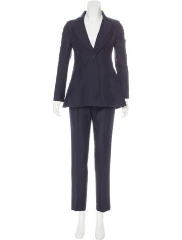 Christian Dior Fitted Straight-Leg Pantsuit