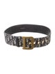 Christian Dior Oblique Jacquard Canvas Waist Belt