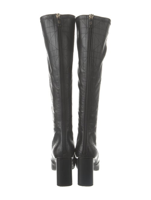 Christian Dior Cannage Pattern Leather Boots