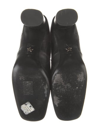 Christian Dior Cannage Pattern Leather Boots