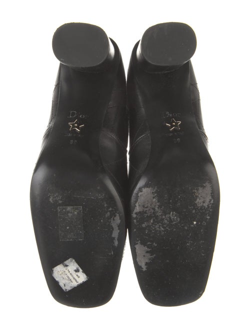 Christian Dior Cannage Pattern Leather Boots