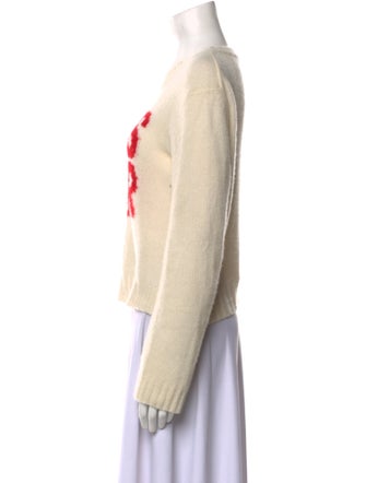 Christian Dior Cashmere Graphic Print Sweater