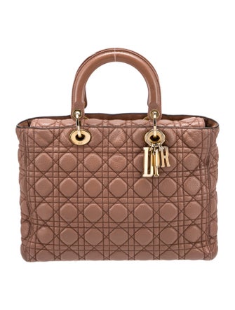 Christian Dior Cannage Lady Dior Large