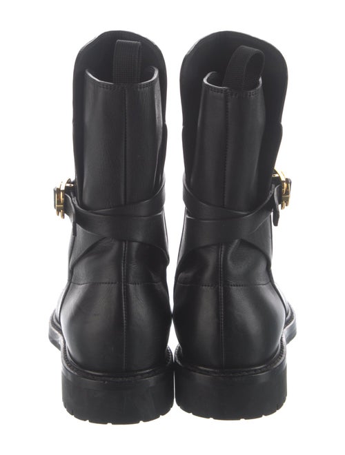 Christian Dior Leather Moto Boots