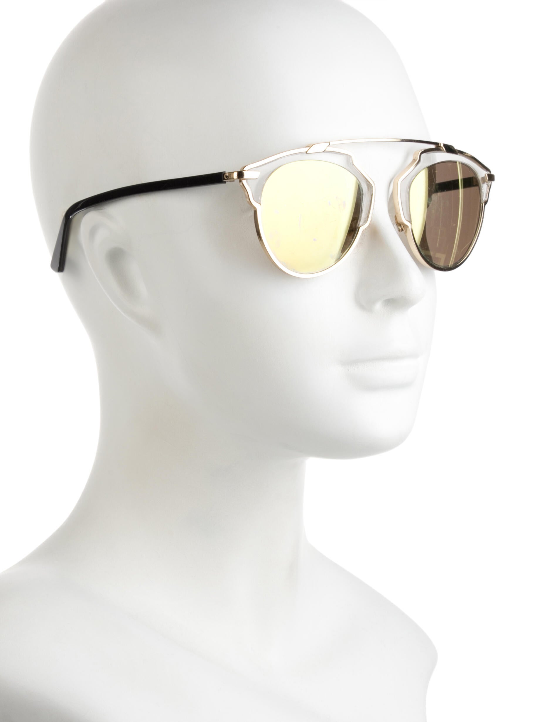 Christian Dior Round Mirrored Sunglasses