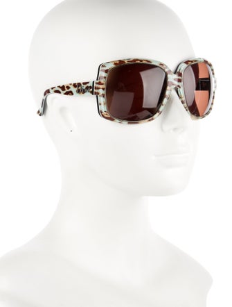 Christian Dior Oversize Tinted Sunglasses