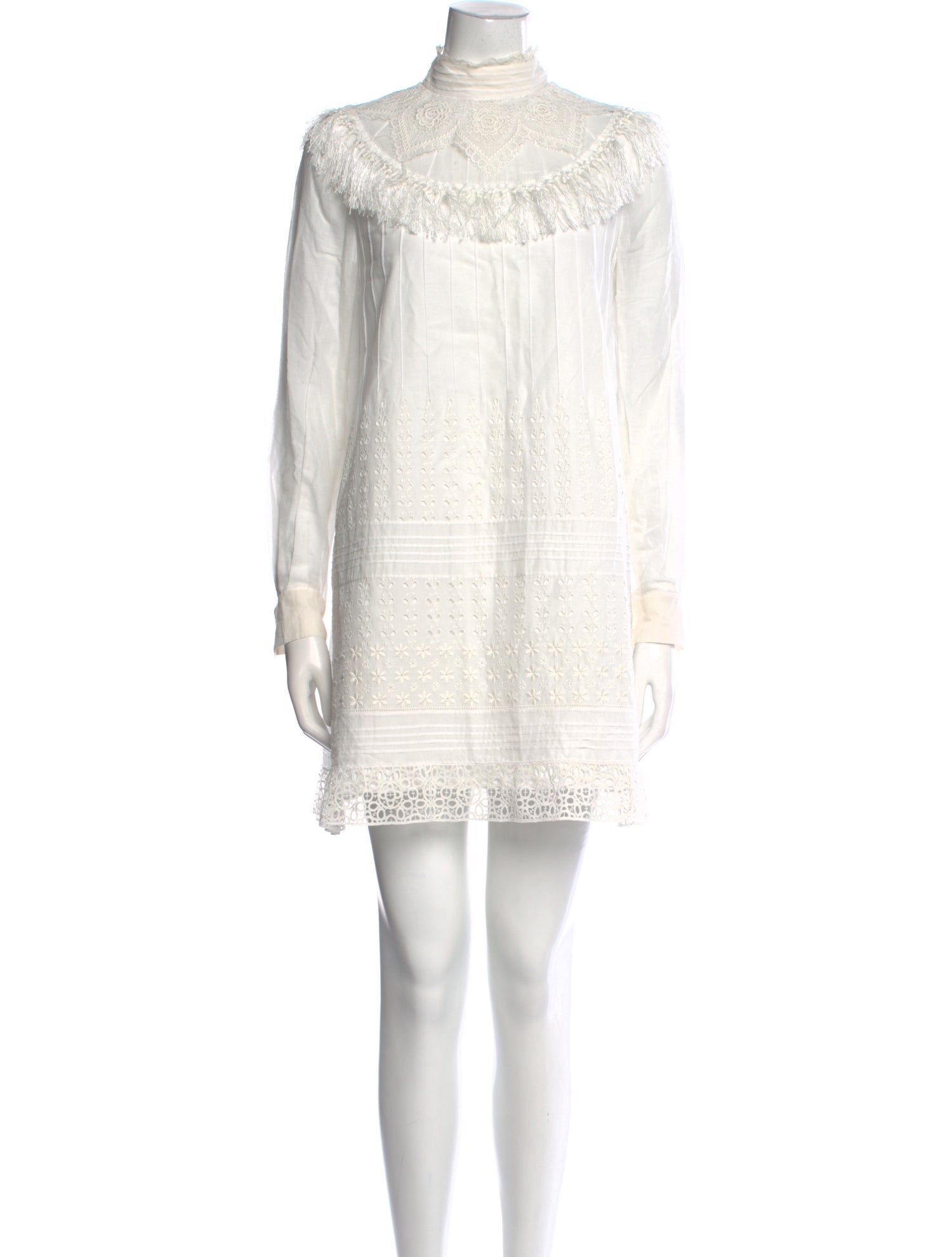 Christian Dior Mock Neck Mini Dress