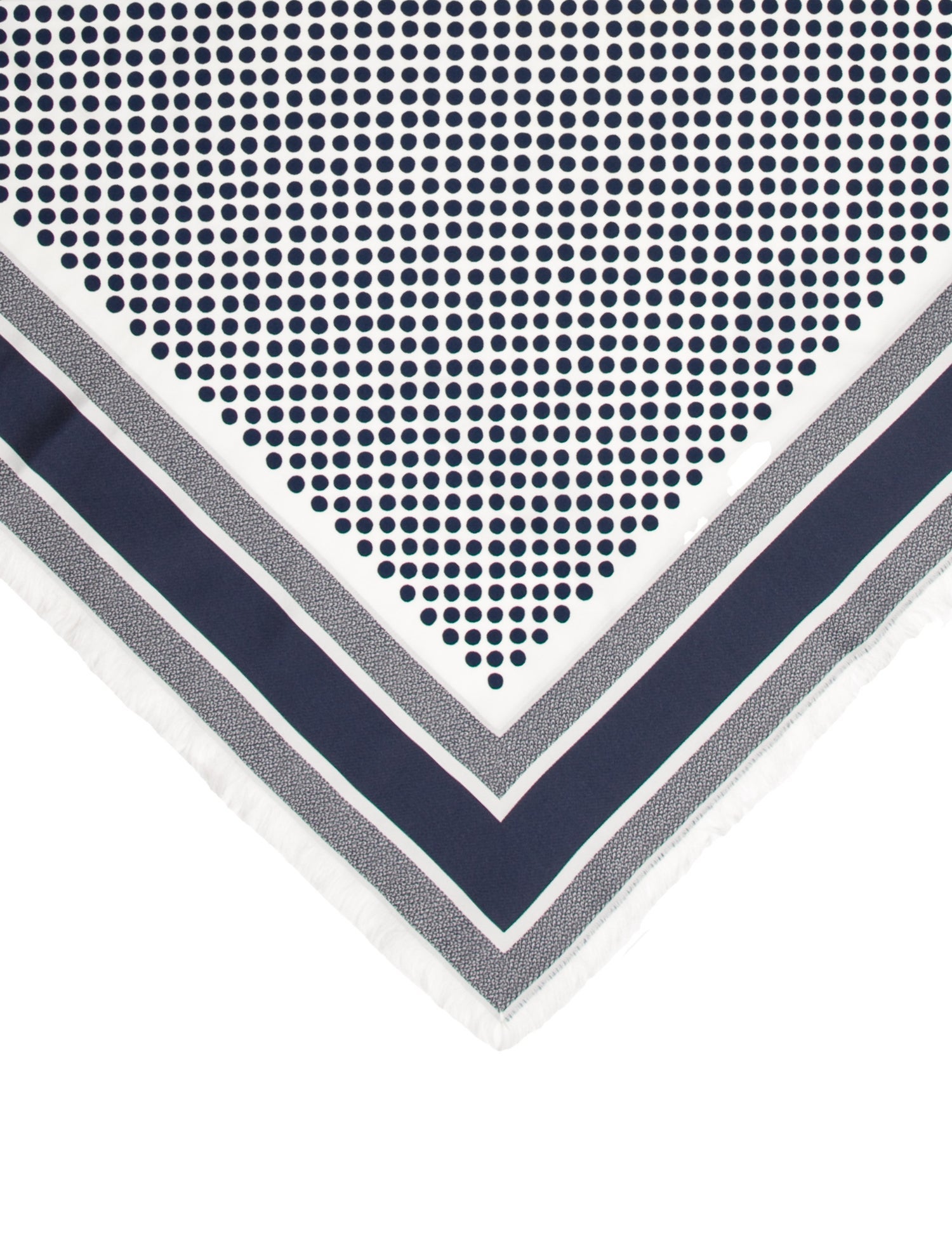 Christian Dior Silk Striped Scarf