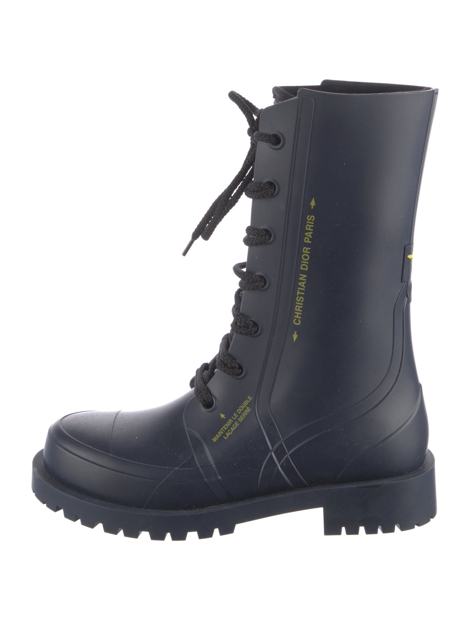 Christian Dior Rubber Rain Boots