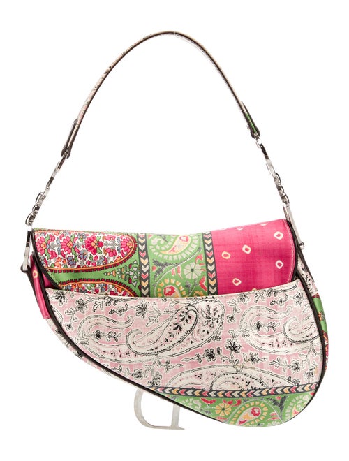 Christian Dior Satin Vintage Saddle Small Vintage