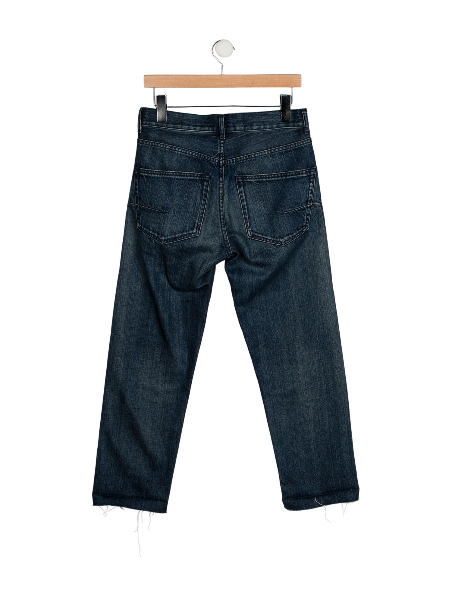 Christian Dior Mid-Rise Straight Leg Jeans