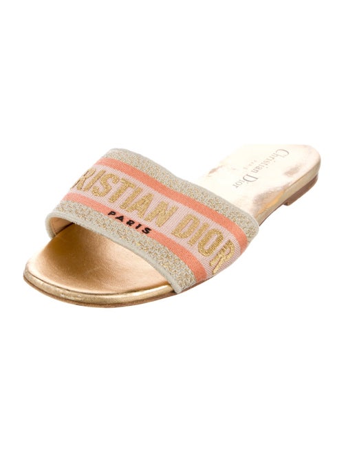 Christian Dior D-Way Printed Slides