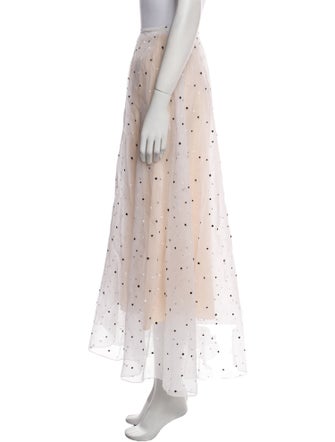 Christian Dior Silk Midi Length Skirt