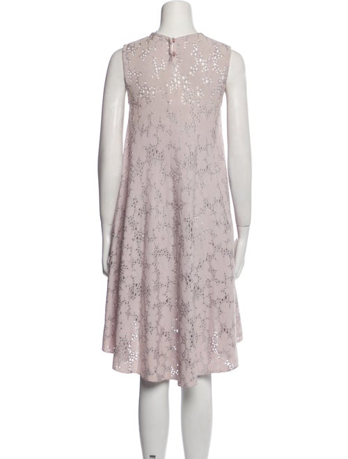 Christian Dior Lace Pattern Knee-Length Dress