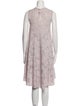 Christian Dior Lace Pattern Knee-Length Dress