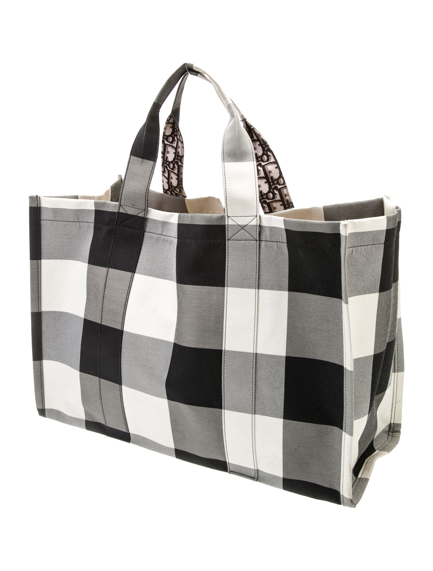 Christian Dior Canvas Top Handle Bag