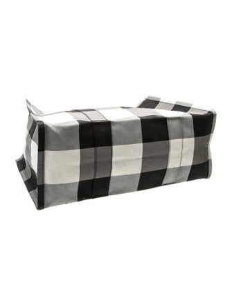 Christian Dior Canvas Top Handle Bag