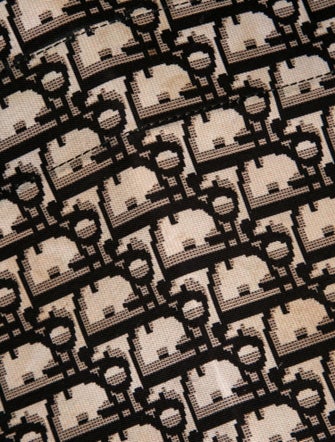 Christian Dior Canvas Top Handle Bag