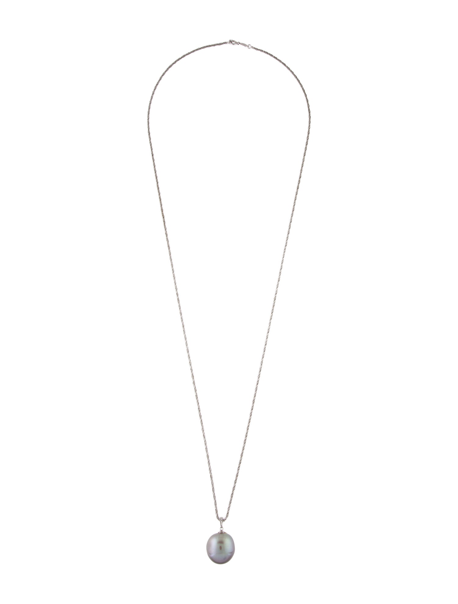 Christian Dior Vintage Faux Pearl Pendant Necklace