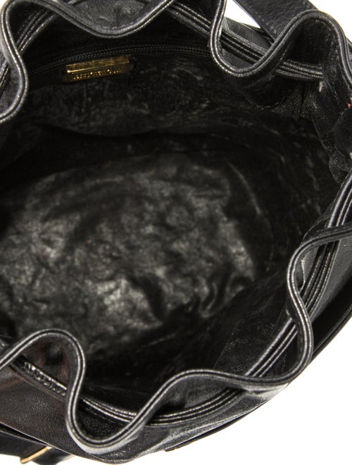 Christian Dior Leather Bucket Bag Vintage