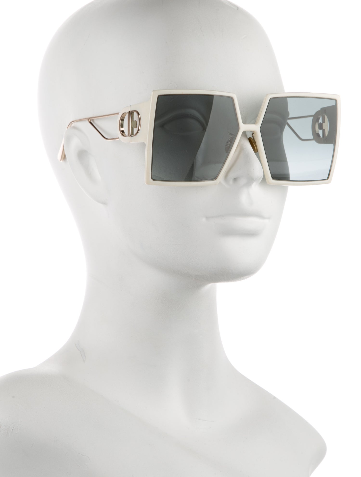 Christian Dior Oversize Tinted Sunglasses - Neutrals Sunglasses