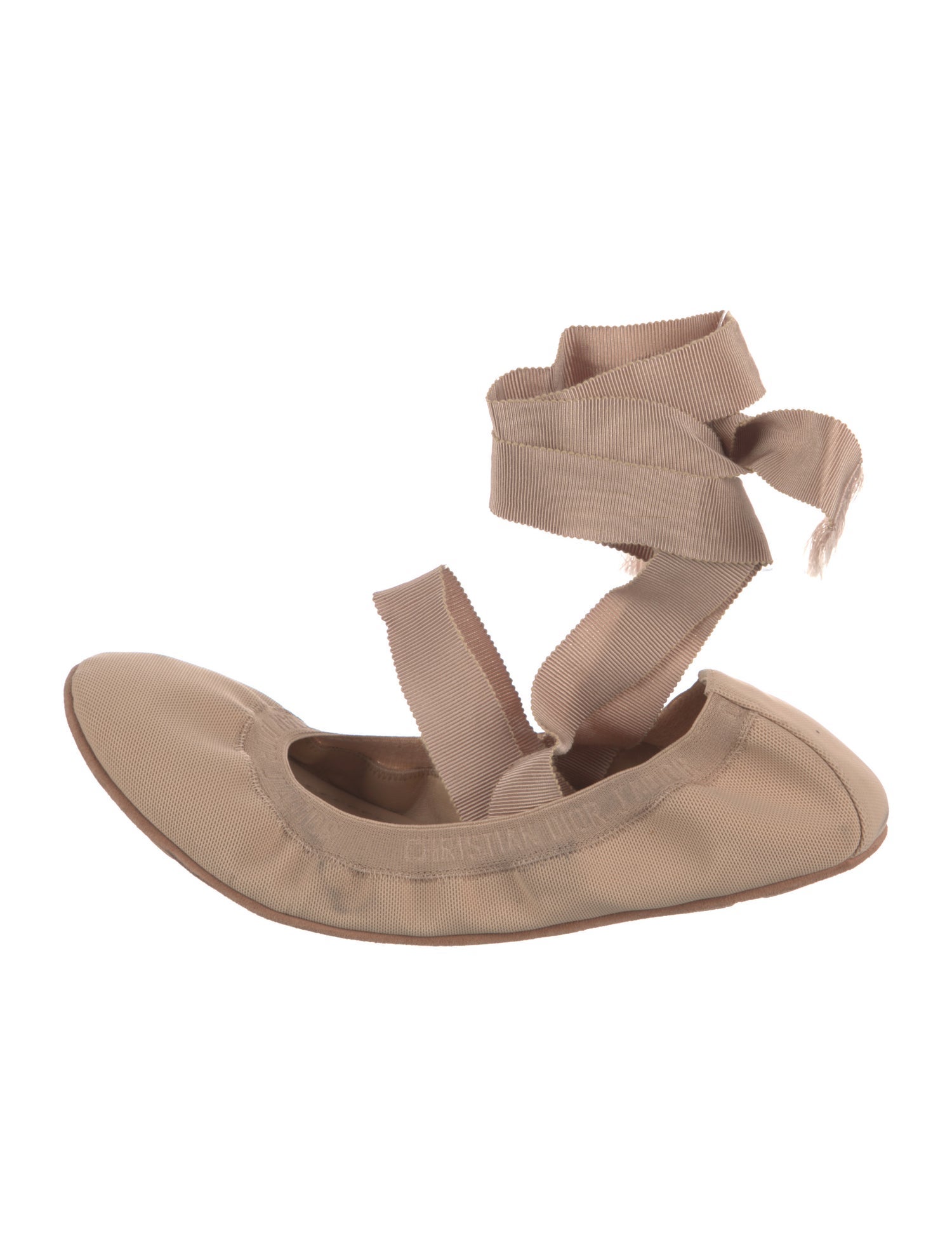 Christian Dior Leather Trim Embellishment Mules