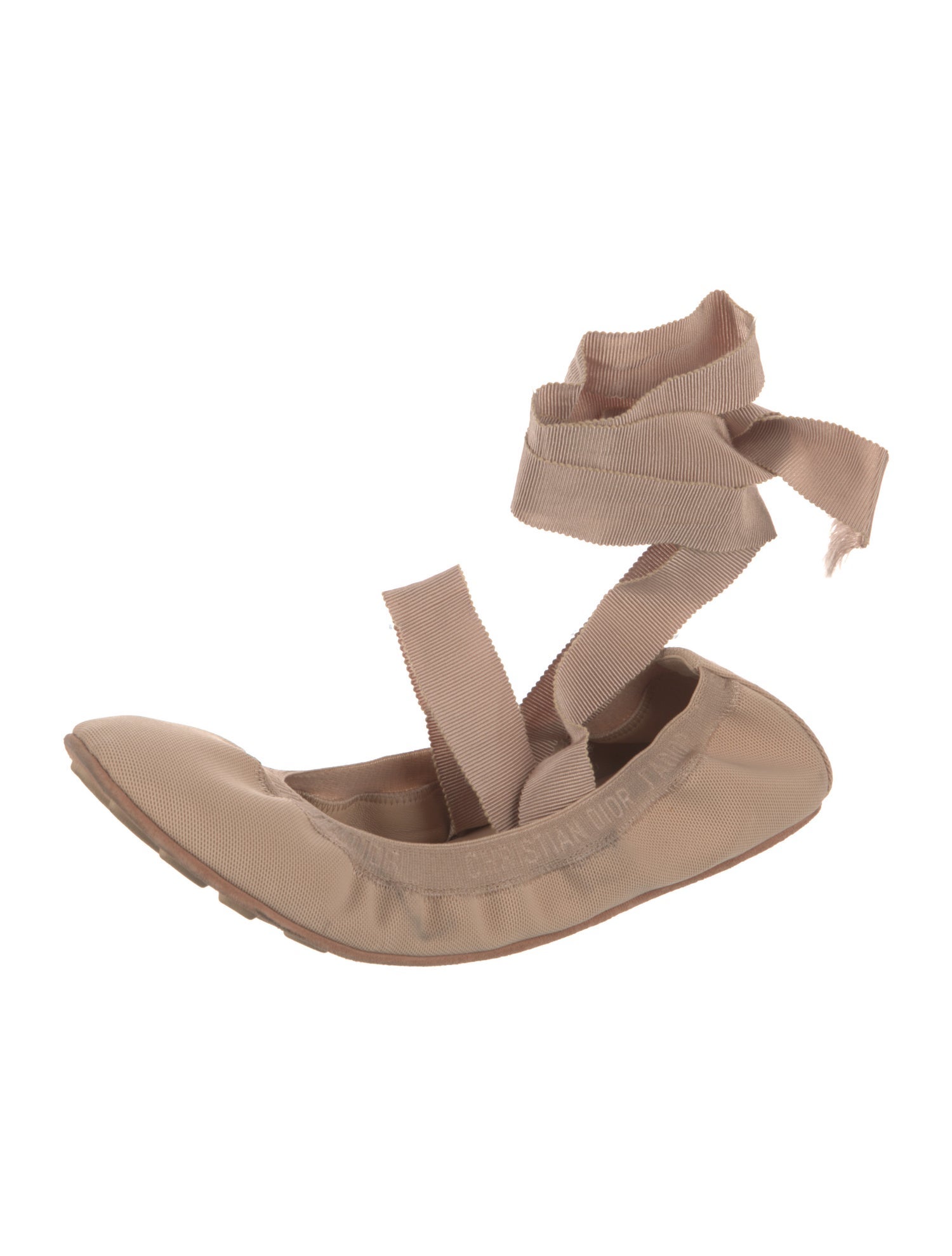 Christian Dior Leather Trim Embellishment Mules