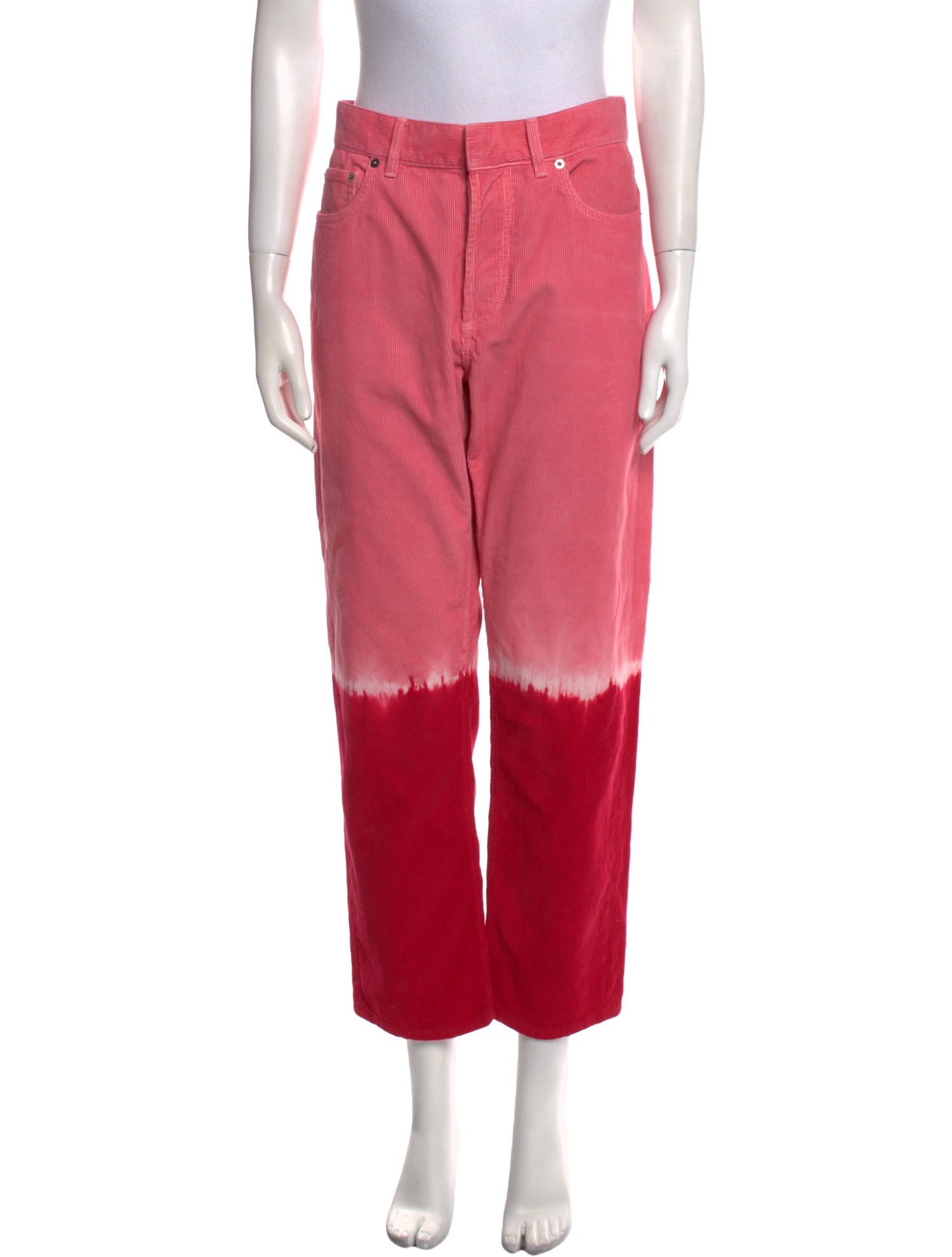 Christian Dior Colorblock Pattern Straight Leg Pants