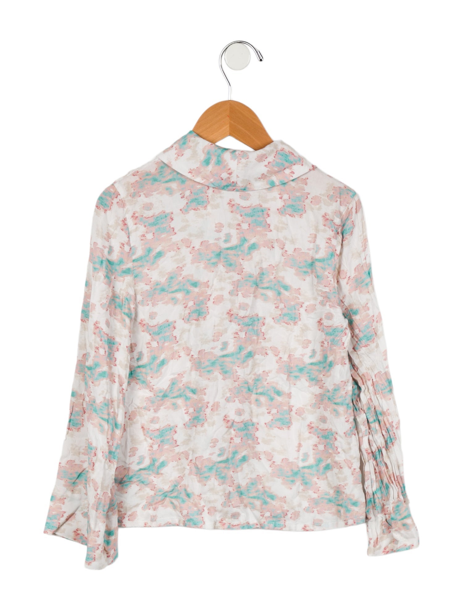 Christian Dior Girls' Printed Button Up Top