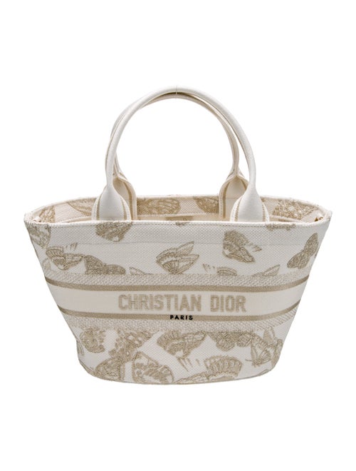 Christian Dior Canvas Hat Basket Bag 2024