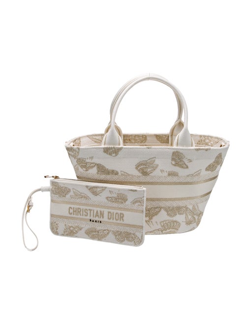 Christian Dior Canvas Hat Basket Bag 2024