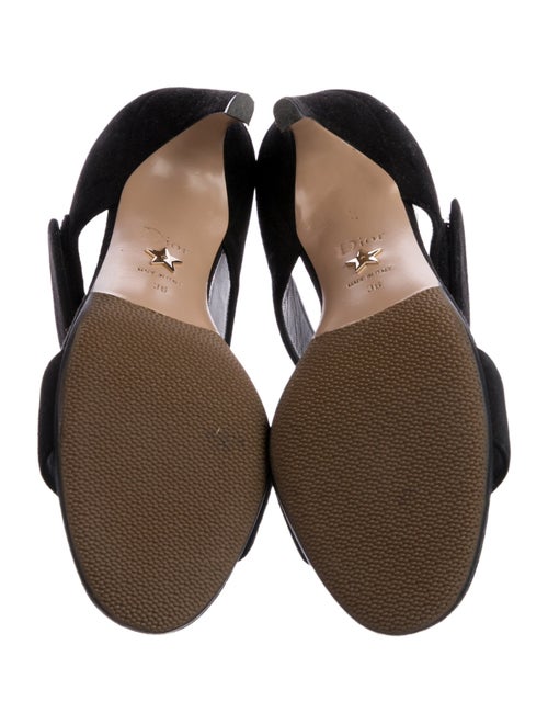 Christian Dior Suede Studded Accents Sandals