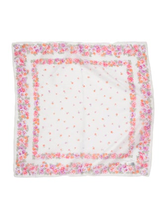 Christian Dior Floral Print Scarf