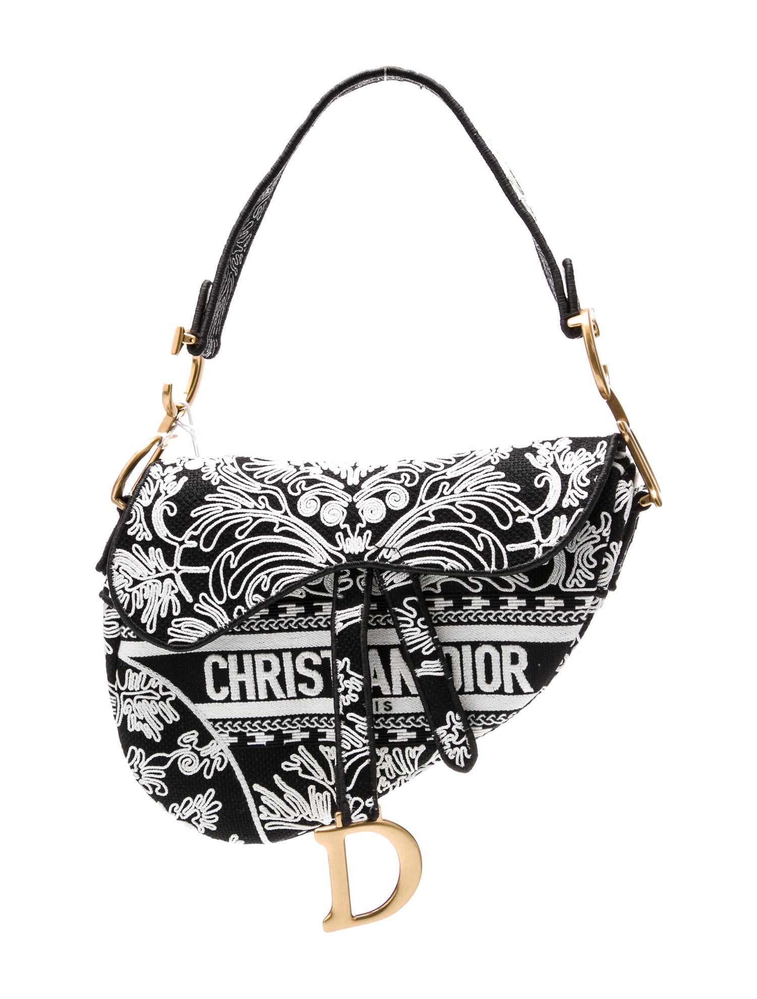Christian Dior Canvas Saddle 2022