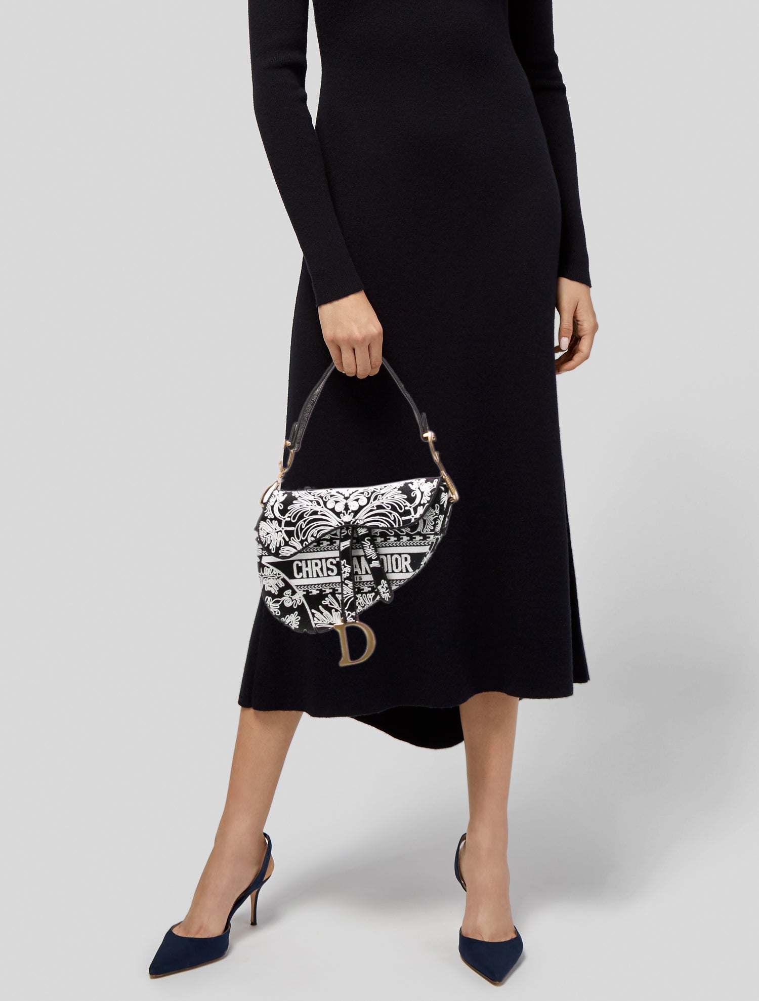 Christian Dior Canvas Saddle 2022