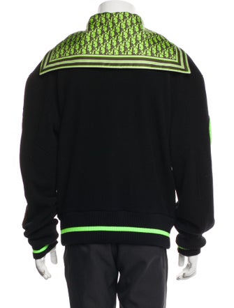 Cactus Jack Dior 2022 Oblique Jacquard Varsity Jacket