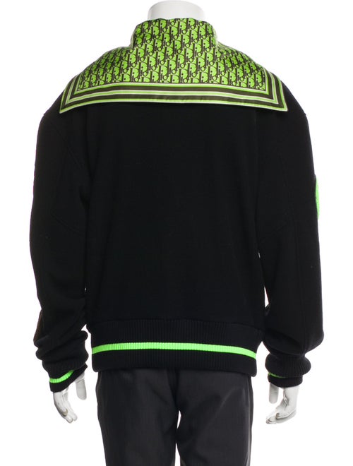 Cactus Jack Dior 2022 Oblique Jacquard Varsity Jacket